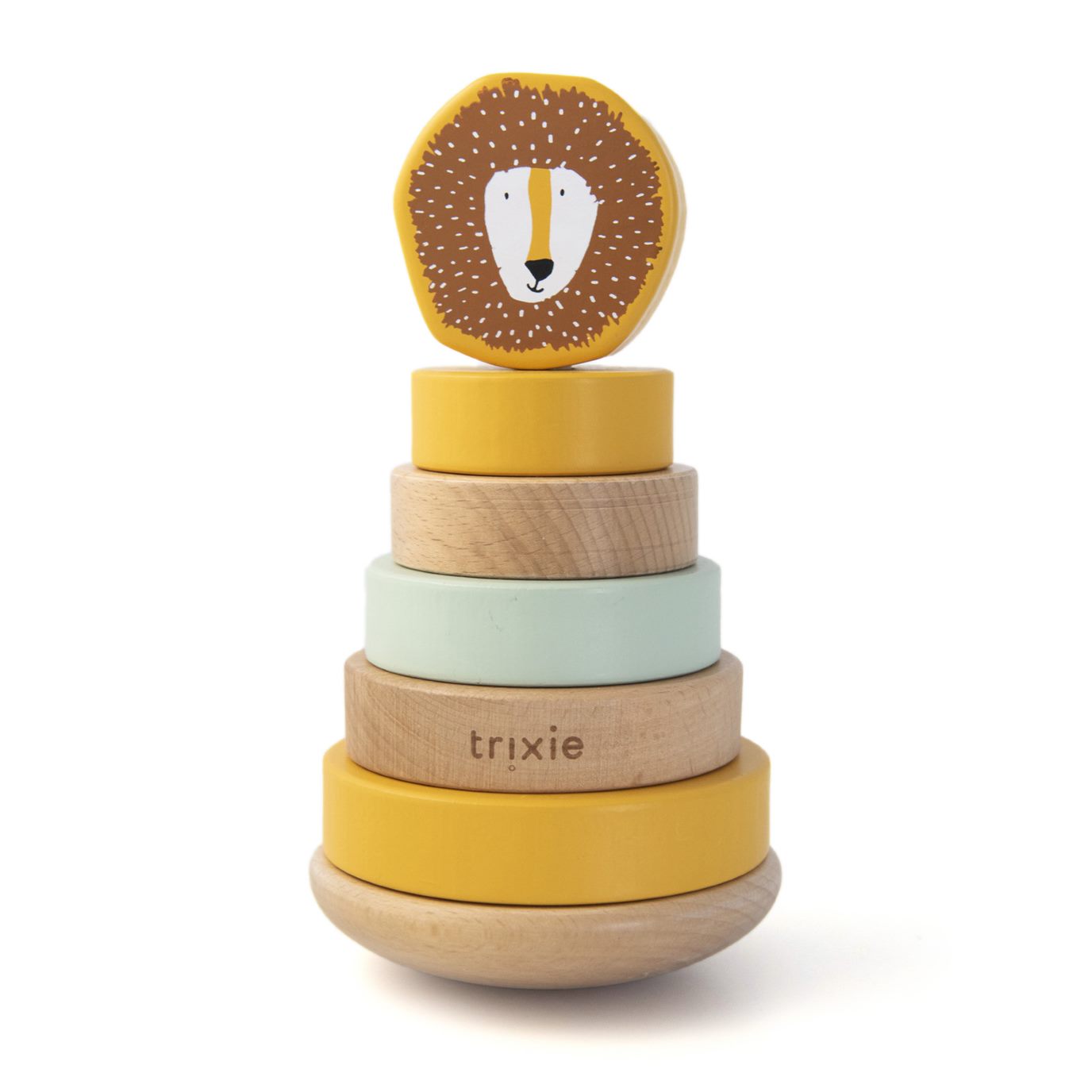 Trixie - Drvena igračka za slaganje lav